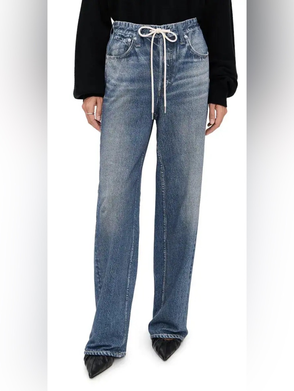 Rag & Bone Miramar Terry Drawcord Wide Leg Pants